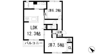 オーキッドガーデンの物件間取画像